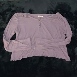 Cute purple short top